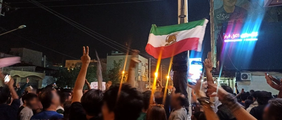 Iranians celebrate the death of Ali Khamenei, Feb. 28, 2026.