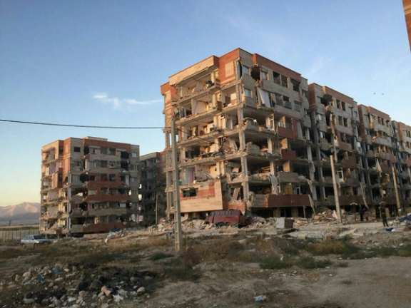 Housing units given to people as part of the government’s Mehr Housing scheme after a minor earthquake