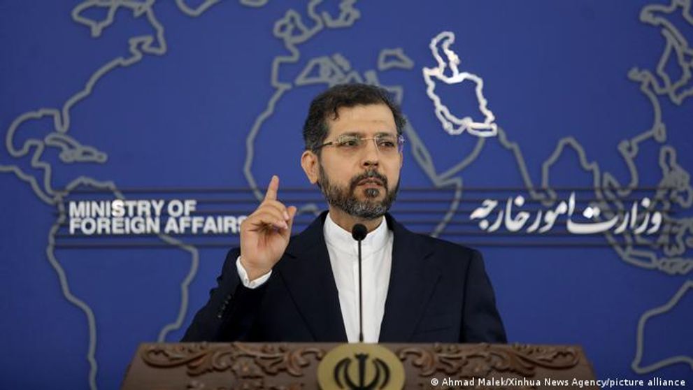 Iran's foreign ministry spokesman Saeed Khatibzadeh.