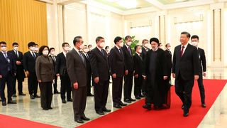 Iran Hardliners Say President's China Visit A Step Out Of Isolation