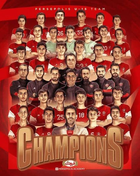 آکادمی سرخپوشان روی نوار قهرمانی؛ نونهالان پرسپولیس قهرمان تهران شدند