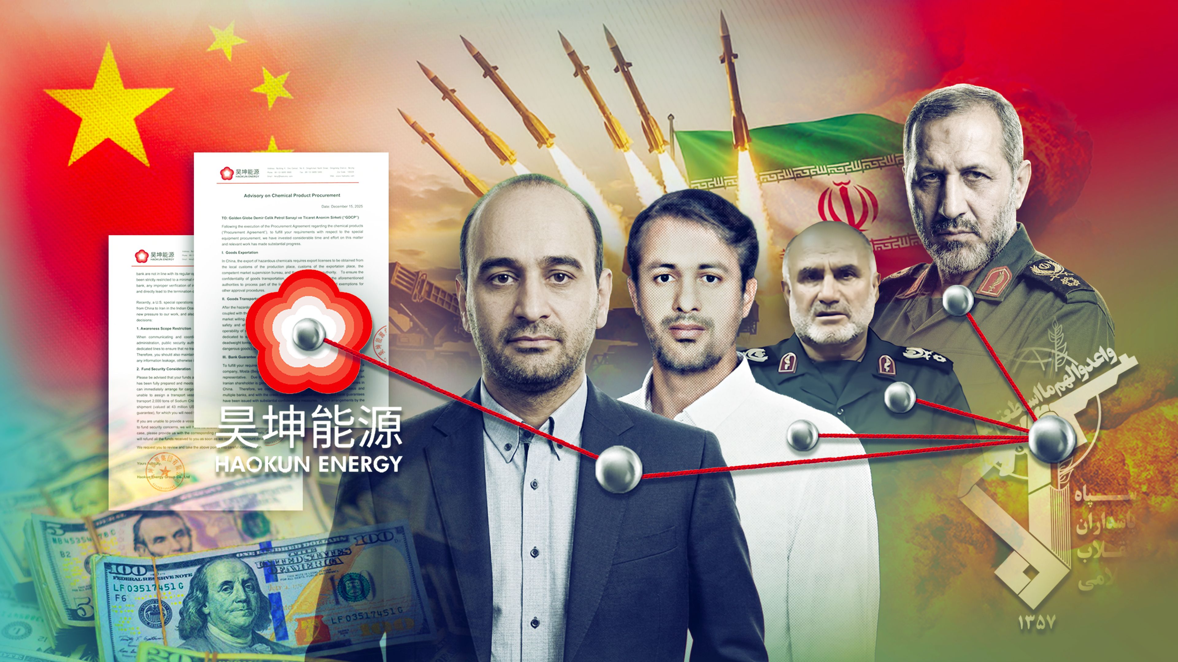 چین چگونه در تامین مواد سوخت موشک‌های بالستیک به سپاه کمک می‌کند