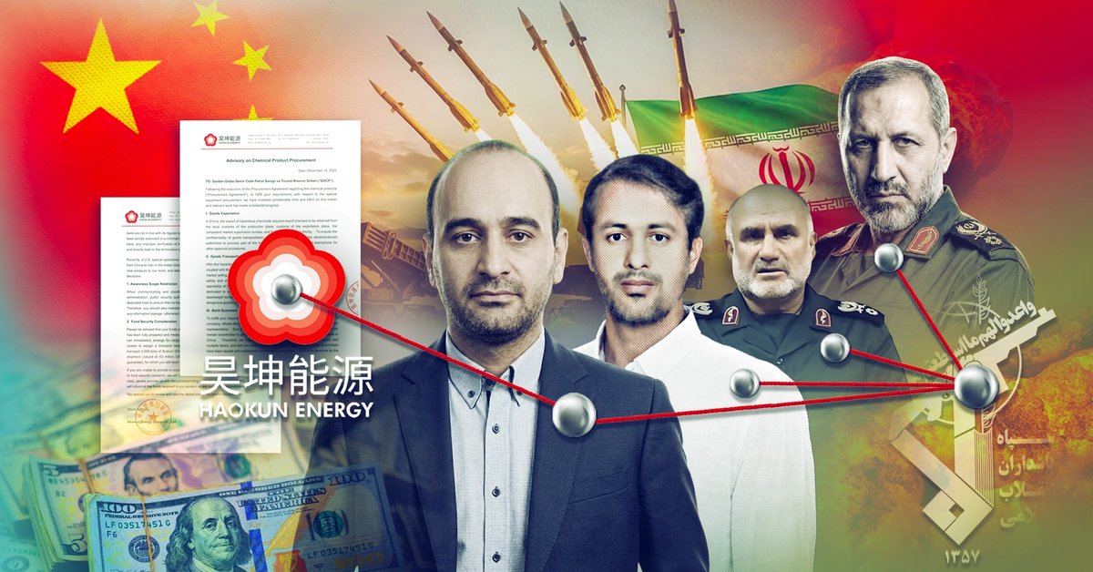 Leaked documents link Chinese firms to IRGC missile fuel network