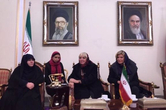 Bundestag Vice President Claudia Roth (Green Party), Dagmar Wöhrl (Christian Social Union party) in Tehran