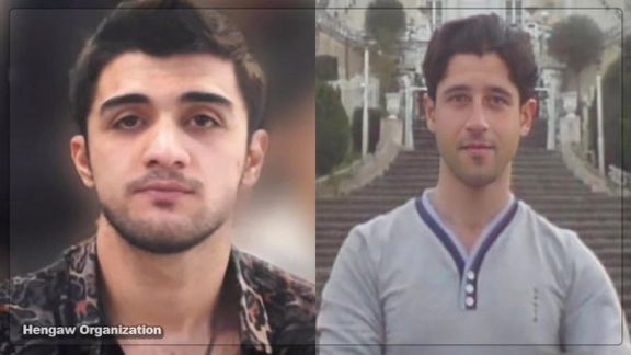 Mohammad Hosseini (R) and Mohammad Mehdi Karami who were hanged on January 7, 2023
