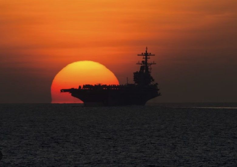 موسسه دریایی آمریکا: ناو هواپیمابر جورج دابلیو بوش در حال دور زدن قاره آفریقا است