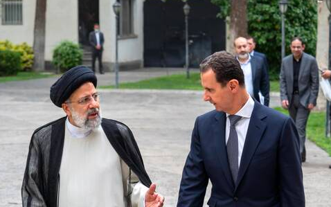 الرئيس الإيراني لبشار الأسد: النظام العالمي والإقليمي يسير في صالحنا