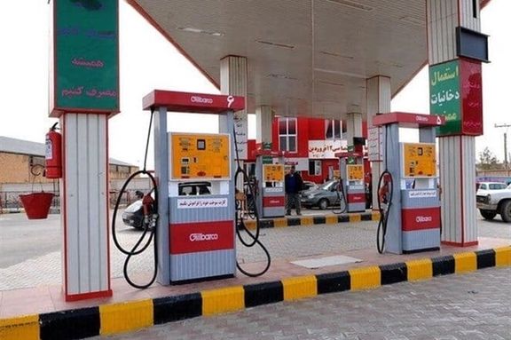 A gas station in Iran