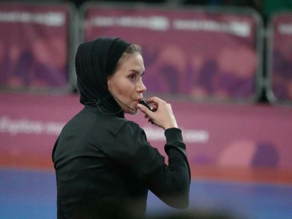 گلاره ناظمی و زری فتحی در مسابقات انتخابی جام جهانی قضاوت میکنند