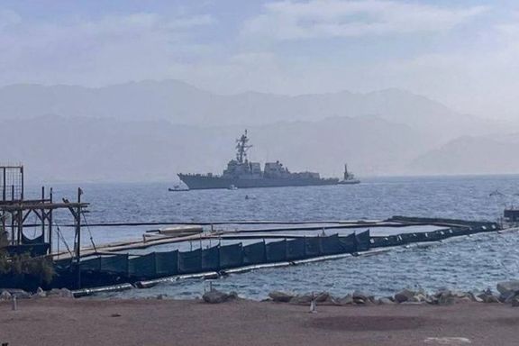 مدمرة صواريخ أميركية ترسو في ميناء إيلات الإسرائيلي وسط تصاعد التوتر مع إيران