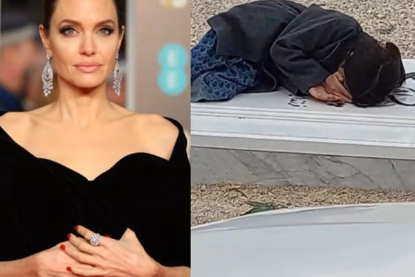 آنجلینا جولی تصویر گریستن فرزند پریسا لشکری، معترض جان باخته را بازنشر کرد