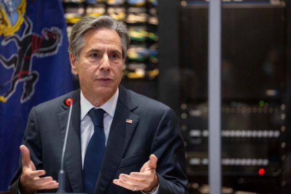 US Secretary of State Antony Blinken addresses the media in Pittsburgh, Pennsylvania, September 30, 2021