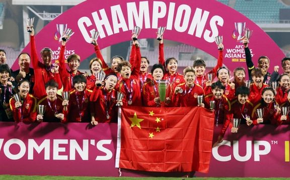 تیم فوتبال زنان چین قهرمان آسیا شد