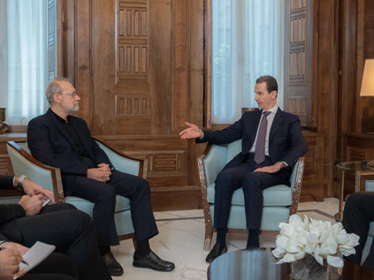 Assad meets Khamenei's top aide as he makes last-ditch efforts to remain in power