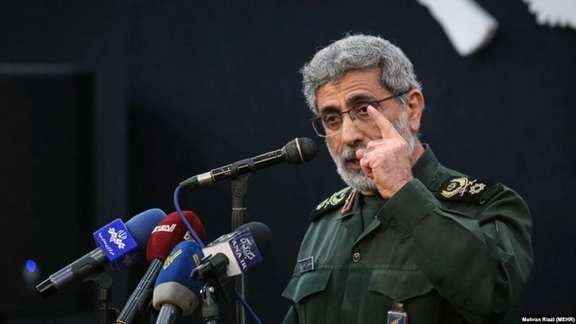 Iran’s IRGC Quds Force Commander Esmail Ghaani (Qaani)