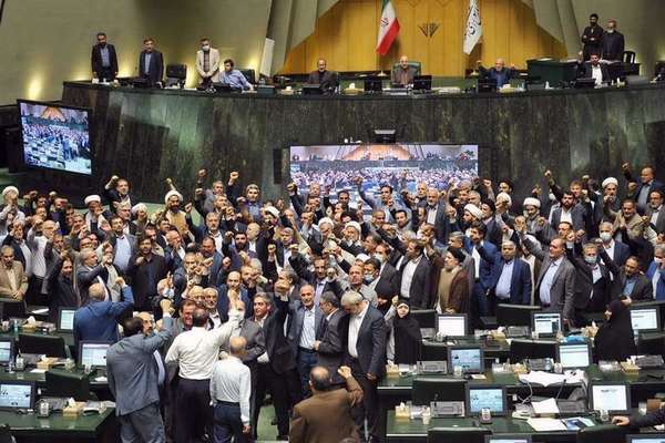 Iran hardliners seek to stir unrest in parliament after US MoU, activist says