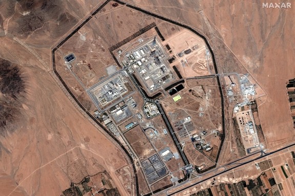 A satellite image shows the damaged Arak heavy water reactor facilities, following Israelli airstrikes, in Iran, June 19, 2025. Maxar Technologies/Handout via REUTERS