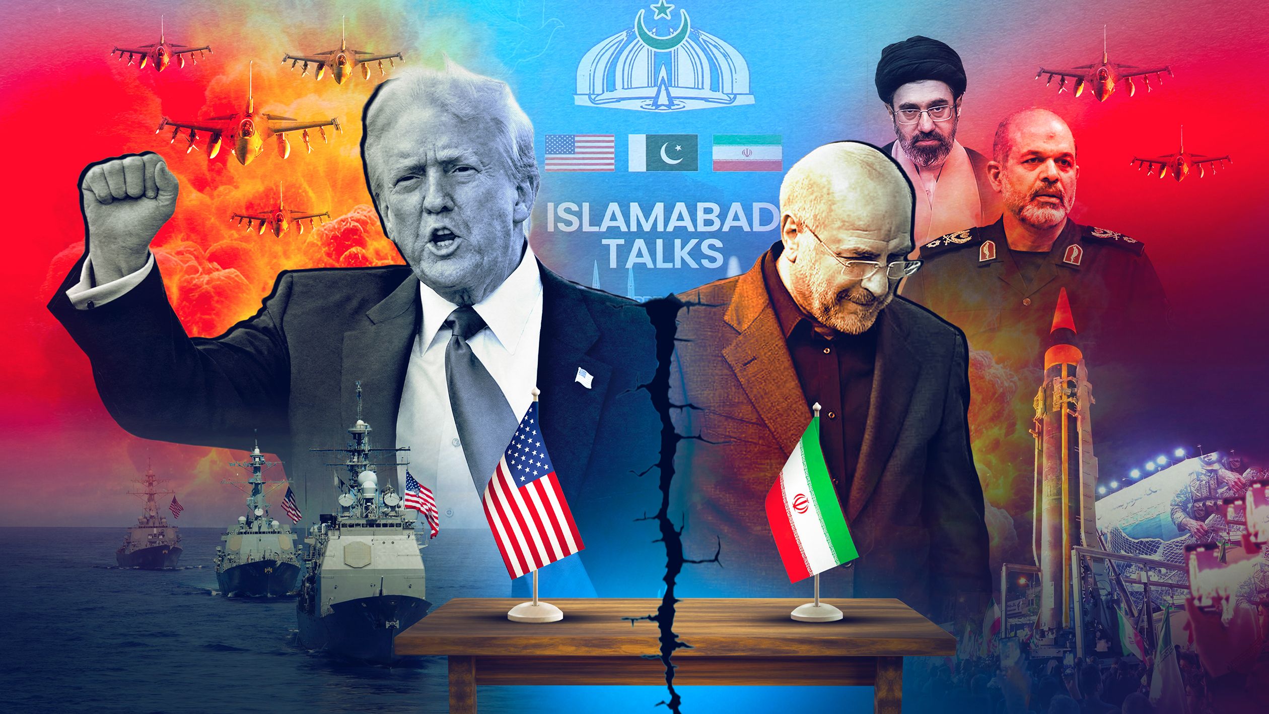 تخت گاز جمهوری اسلامی به سوی جنگ؛ مخالفت مجتبی خامنه‌ای با معامله هسته‌ای با ترامپ