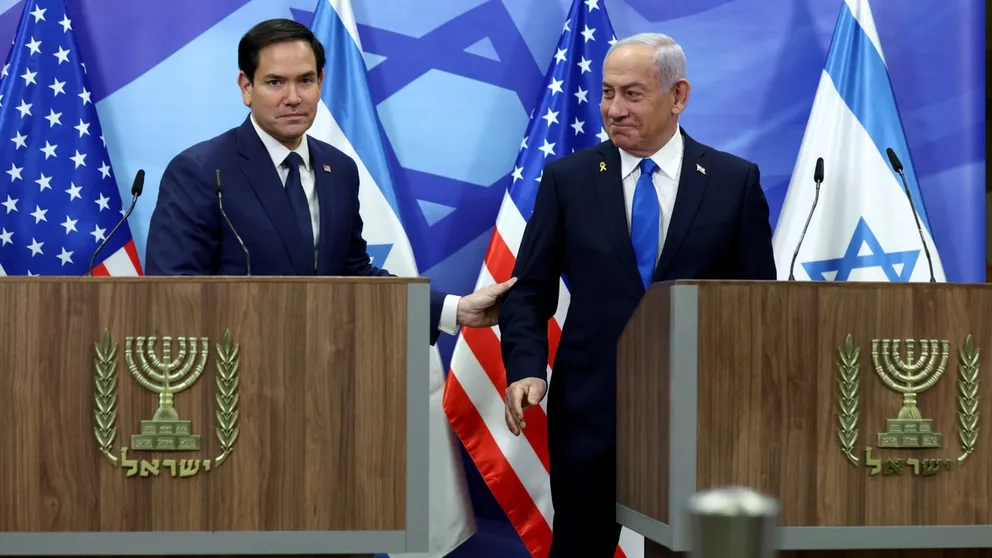 في زيارته الأولى إلى إسرائيل.. وزير الخارجية الأميركي: النظام الإيراني لا يحظى بدعم الشعب