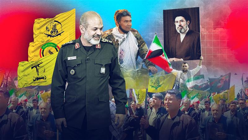 صدای پای سربازان خارجی دو خامنه‌ای؛ ورود ۱۵ هزار نیروی حشدالشعبی و فاطمیون به خیابان‌ها