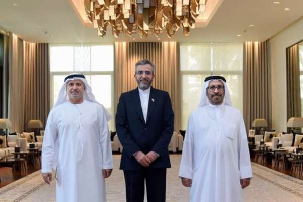 Iran's Top Nuclear Negotiator Holds Talks In The UAE