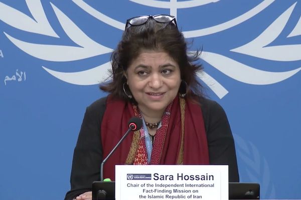 سارا حسین: ایران قربانی تجاوز خارجی است اما ناقض حقوق مردم خود باقی مانده است