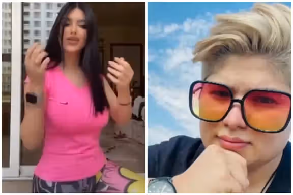 LGBTQ activists Elham Choubdar (left) and Zahra (Sareh) Sedighi-Hamedani