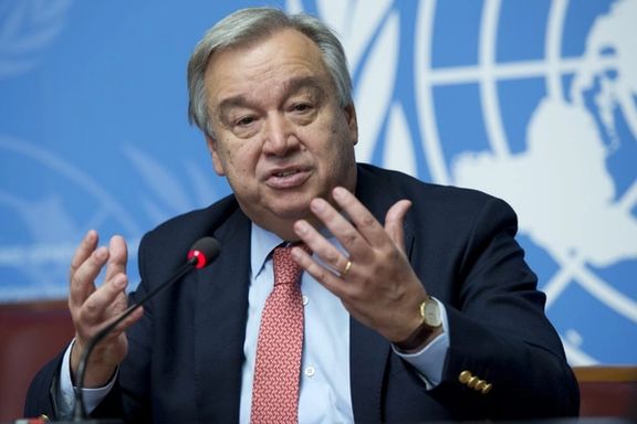 The UN Secretary-General Antonio Guterres