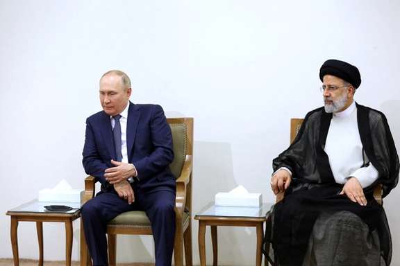 Vladimir Putin and Iran's Ebrahim Raisi in the meeting with Ali Khamenei. July 19, 2022