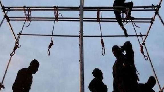 File photo of a public execution in Iran