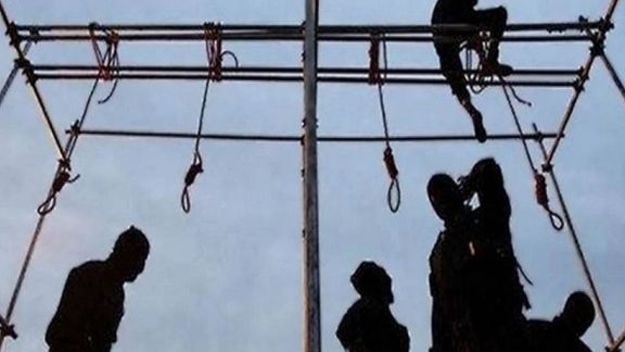 File photo of a public execution in Iran
