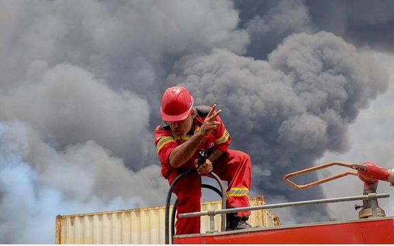 سازمان آتشنشانی: اگر آتشنشانان دل به دریای آتش نمیزدند شاید بندر سقوط میکرد
