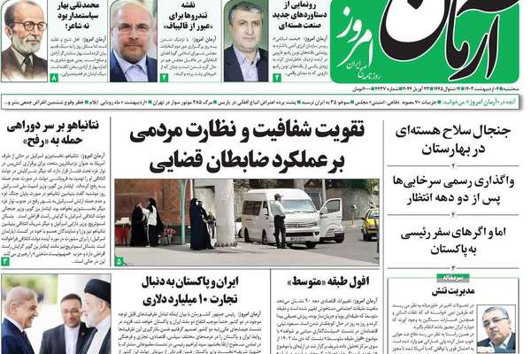 صحف إيران: شرطة الأخلاق تنتهك القانون وفرض الحجاب يضعف النظام ورفض المفاوضات مع واشنطن
