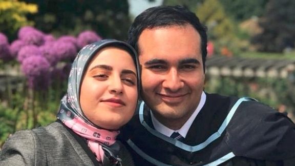 Mohammad-Hossein and Zeinab who died when the IRGC shot down an airliner in January 2020