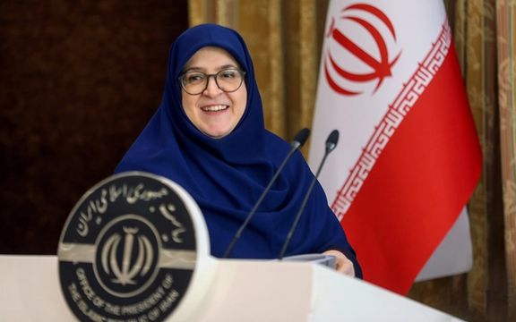 Iranian government spokeswoman Fatemeh Mohajerani