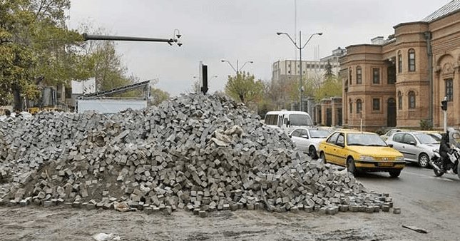 Security by design: why Tehran is tearing up cobblestones