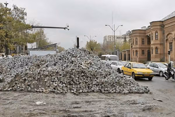 Security by design: why Tehran is tearing up cobblestones