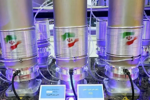 File photo shows Iran's new-generation IR-6 centrifuges