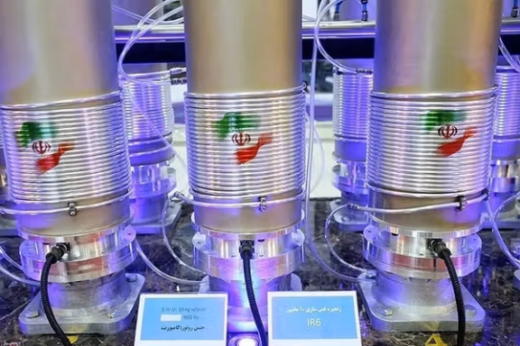 File photo shows Iran's new-generation IR-6 centrifuges