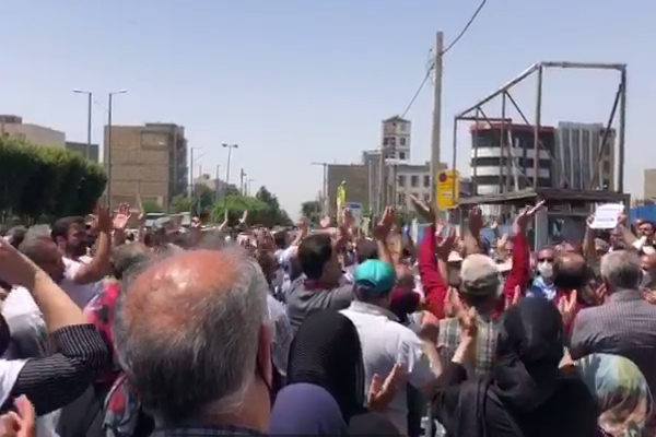 People In Iran's Capital, Other Cities Protest Economic Hardship