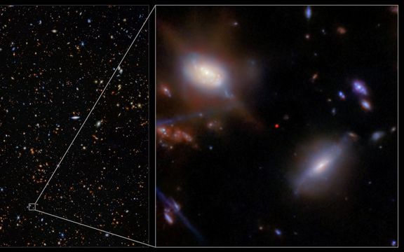 تلسکوپ جیمز وب نشانههایی از پایان عصر تاریکی کیهان پس از بیگبنگ کشف کرد