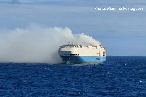 حادثه برای محموله پورش، بنتلی و آئودی؛ کشتی حامل ۴ هزار خودروی لوکس دچار آتشسوزی شد