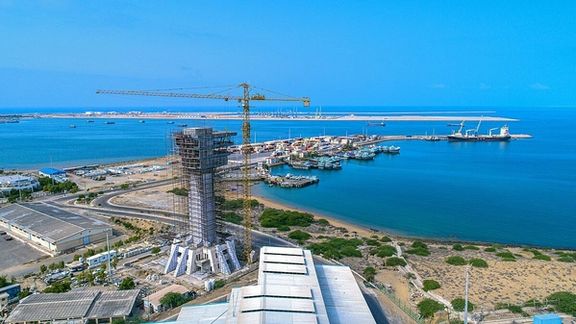 A view from Chabahar port