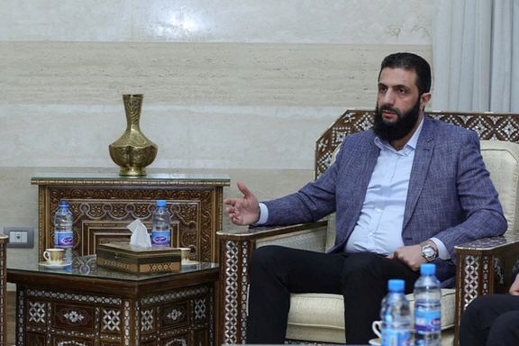 Hay'at Tahrir al-Sham (HTS) leader Muhammad al-Julani during a meeting in Damascus (December 2024)