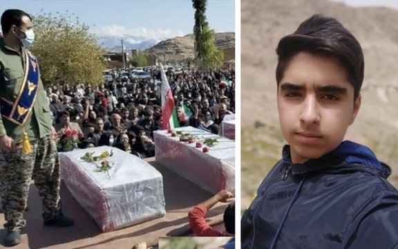 مادر آرتین رحمانی: از خشم دیدن سپاهیان دیوتبار کنار تابوت پسرم تنم میلرزد