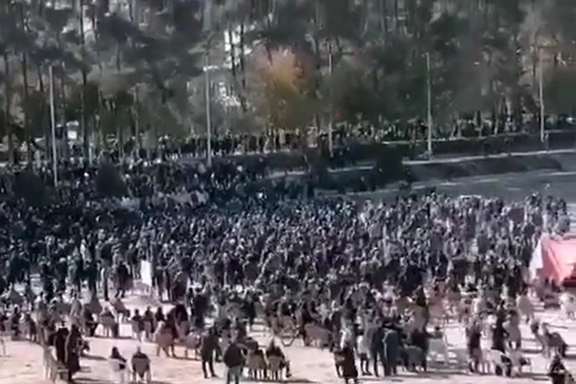 Protests against water shortage in Esfahan, Iran. November 12, 2021