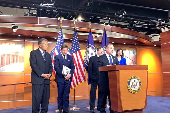 Five representative of House Democrats in Wednesday's press conference.