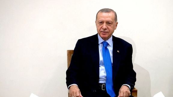 Erdogan in the meeting with Iran's Khamenei on July 19, 2022