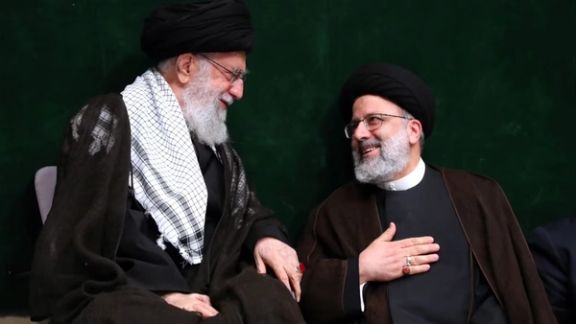 Iran’s Supreme Leader Ali Khamenei (right) and President Ebrahim Raisi