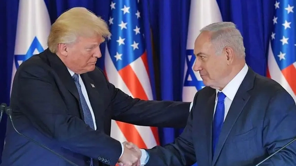Donald Trump and Israeli Prime Minister Benjamin Netanyahu
